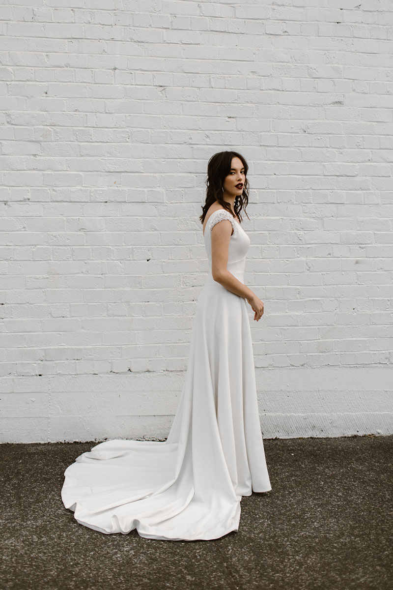 porsha-cap-sleeve-aline-simple-plain-wedding-dress